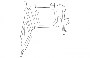 Mercedes GLC 16-22 passenger footrest control unit bracket