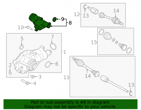 Land Rover Range Rover Velar 18-26 Front Axle Bracket