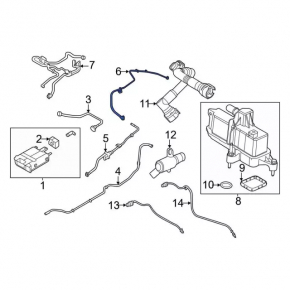 Ford Escape MK4 20-24 Fuel Canister Valve with Tube