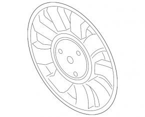 Left cooling fan for Porsche Cayenne 19-26 2.9T, 3.0T, 4.0T 600W, 390mm