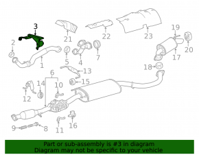 Lexus RX450h 16-22 Intake Pipe Bracket