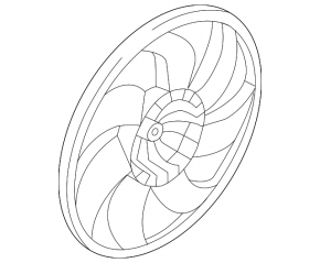 Cooling Fan Impeller Nissan Versa Note 13-19 CVT