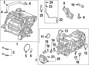 Honda Clarity 18-21 automatic transmission selector (USA)