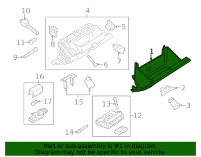 Glove box, glove compartment VW CC 08-17 black
