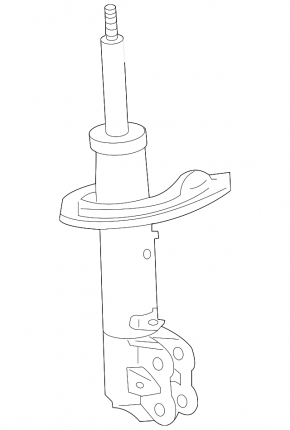 Front right shock absorber for Mitsubishi Outlander 2007-2013