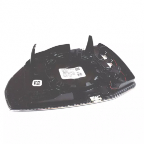 Right mirror element for Audi Q5 80A 18-24, heated, BSM