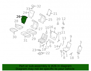 Rear row of seats 2 row BMW X5 E70 07-13 leather black