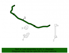 Front stabilizer bar for Infiniti FX35 FX45 03-08