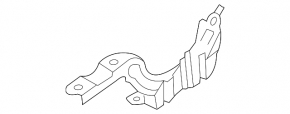 Left hood hinge Hyundai Elantra 21-23