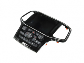 Jeep Grand Cherokee WK2 19-22 climate control panel with monitor, glossy black with chrome, scratches