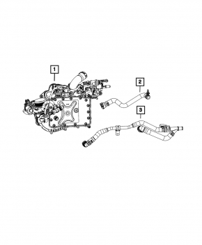 Jeep Grand Cherokee WL 22-26 PHEV Coolant System Hose