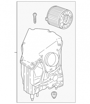 Air filter housing Audi Q5 80A 18-24 2.0T