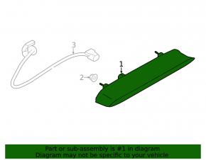 Stop signal Subaru Forester 14-18 SJ under spoiler