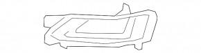 Right fog light frame for Hyundai Tucson 19-21