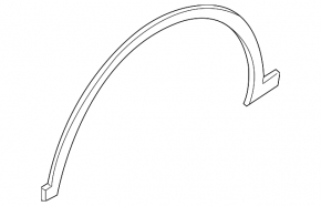 Front right fender arch trim for Porsche Cayenne 19-26