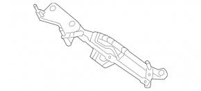 Windscreen wiper trapezoid with motor Mercedes GLS-class X166 13-19