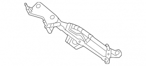 Windscreen wiper trapezoid with motor Mercedes GLS-class X166 13-19