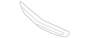 Mercedes S-class W221 front bumper lower grille