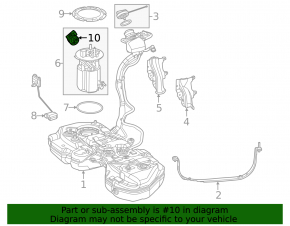 Fuel vapor pressure sensor Mercedes X167 GLS 450 24-26