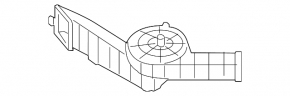 Lincoln MKZ 13-20 hybrid battery cooling fan assembly