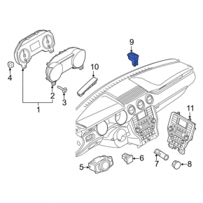 Lincoln MKZ 13-20 Light Sensor