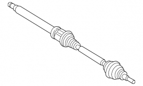 Lincoln MKZ 13-16 hybrid front right axle drive