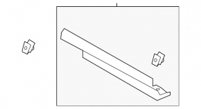 Rear left threshold Ford C-max MK2 13-18 structure