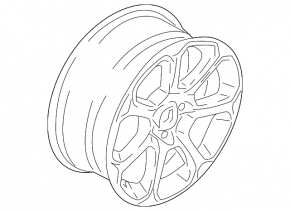 Wheel disk R16 Ford Ecosport 18-22 type 2