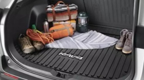 Trunk mat Toyota Rav4 19- rubber black OEM