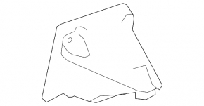 Left engine bracket for Mercedes W164 ML V6