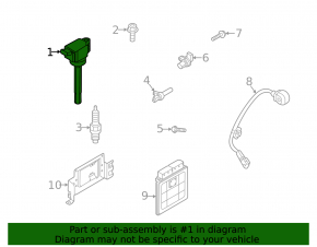 Hyundai Sonata 20-26 HEV Ignition Coil