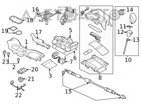Gearbox shifter Subaru Forester 19-24 SK