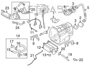 Subaru B9 Tribeca Carbon Canister (Naked)