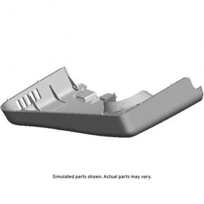 Buick Encore 13-22 interior mirror cover, black, 2 parts for camera