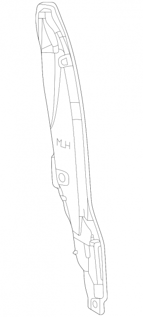 Wing seal door-wing left Chevrolet Bolt EUV 22-23