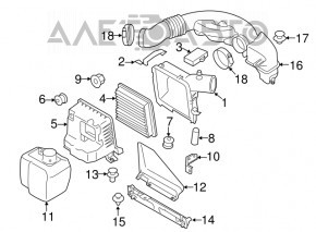 Garbage collector Subaru Forester 08-13 SH