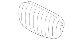Radiator grill left BMW 7 F01 11-15 Without m package, 760, 740 models, without night vision, Without m package, 2013-15, without night vision, Without m package, 750 models, without night v