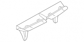 Rear bumper central mount for BMW X5 E70 07-13