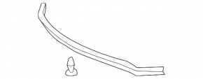Toyota Camry v40 central hood seal