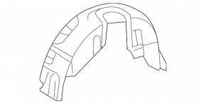 Rear left fender liner for Lexus ES300 ES330
