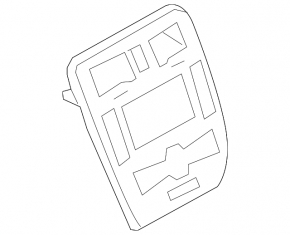 Nissan Leaf 13-17 display trim frame for the monitor