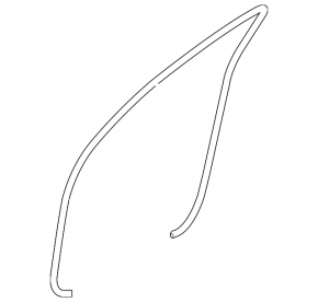 Front left door seal for Infiniti QX50 19-25