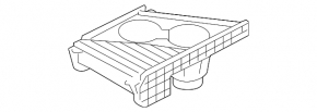 Kia Optima 14-15 center console cup holders, dry-cleanable