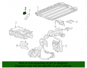 Front subframe bracket rear right Chevrolet Equinox EV 24-26