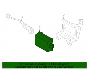 Radar cruise FCM Module Mitsubishi Outlander 14-22 dorest