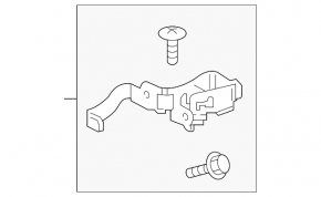 Cruise radar bracket Toyota Rav4 13-18