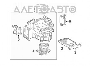 Amplifier assy, air conditioner Toyota Highlander 08-08