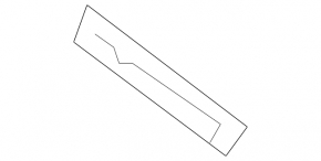 Emblem inscription "quattro" on the radiator grille Audi A4 B8 13-16 rest