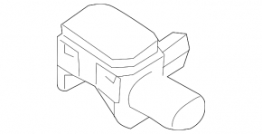 Front left airbag sensor for Porsche Cayenne 958 11-14
