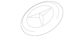 Mercedes W164 ML Hood Emblem